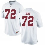 Men's Alabama Crimson Tide #72 Pierce Quick White Replica NCAA College Football Jersey 2403PGXQ6